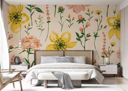 Yellow Pink Flower mockup 7