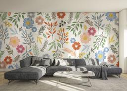 Colored Flower Pattern mockup 0