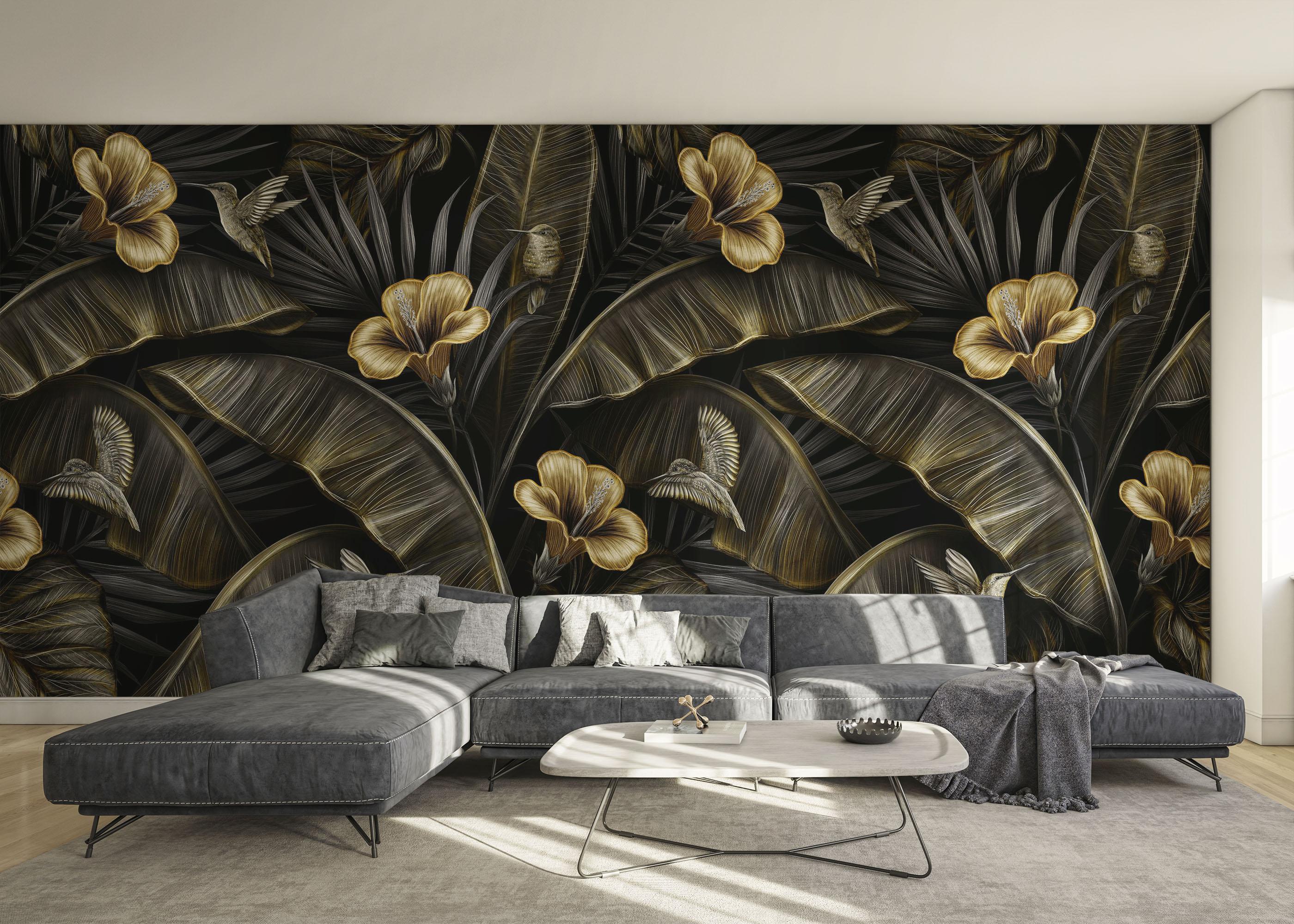 Fototapete Exotic Hummingbird mockup 0