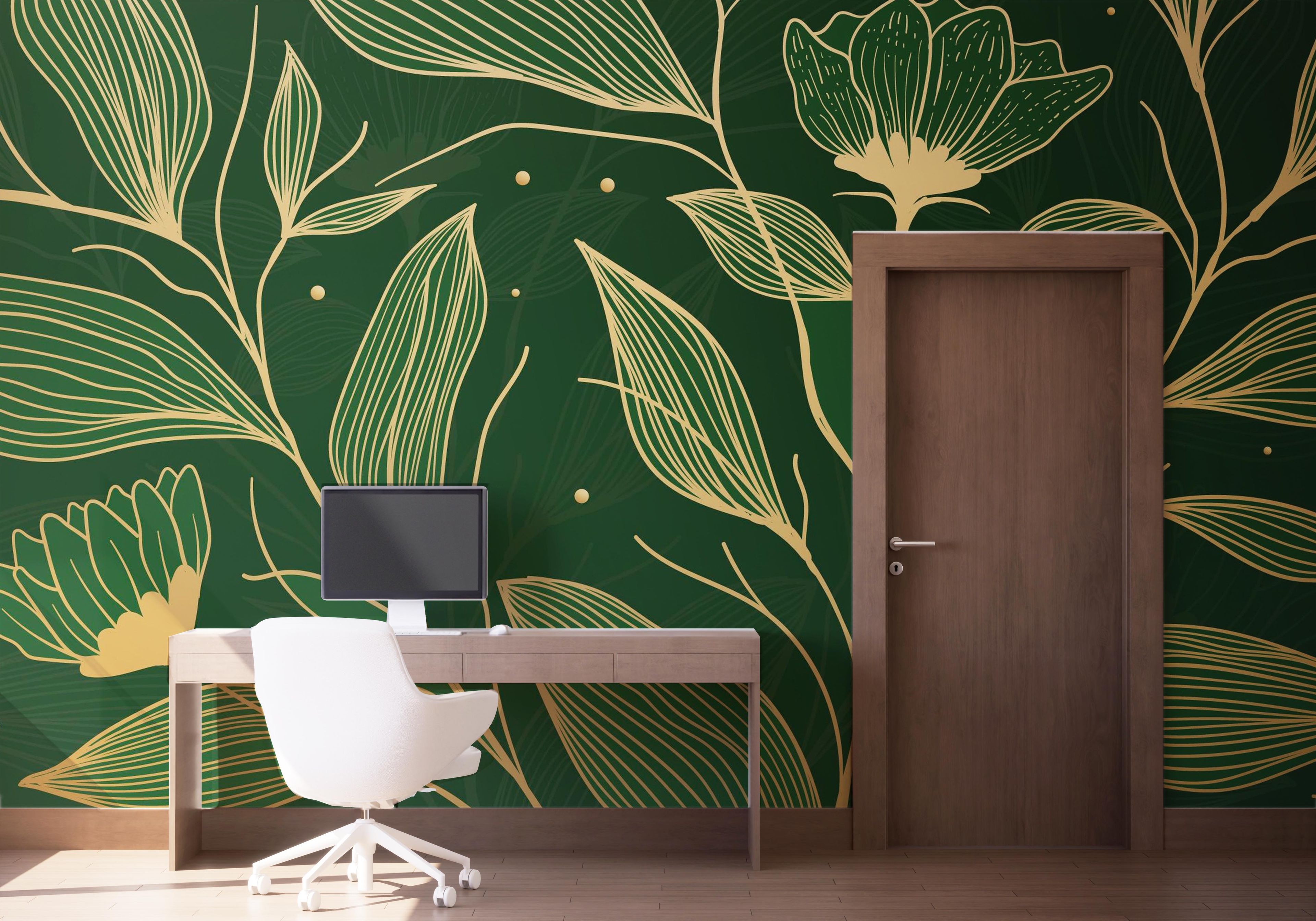 Cream Gold Green mockup 1