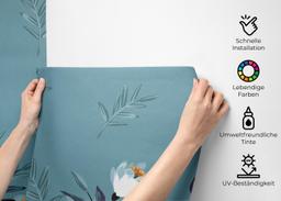 Baby Blue Flower mockup 2