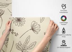 Brown Line Flower mockup 2