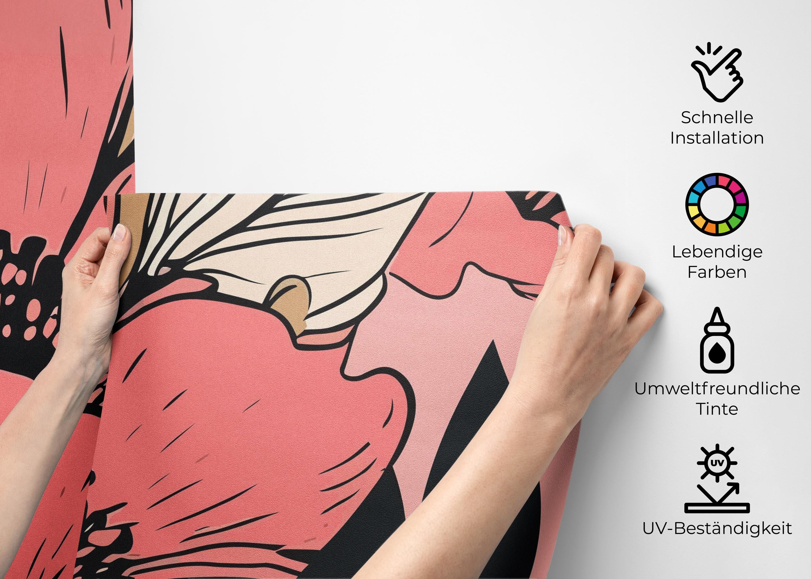 Close Pink Flower mockup 2