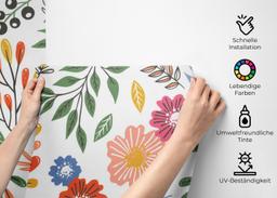 Colored Flower Pattern mockup 2
