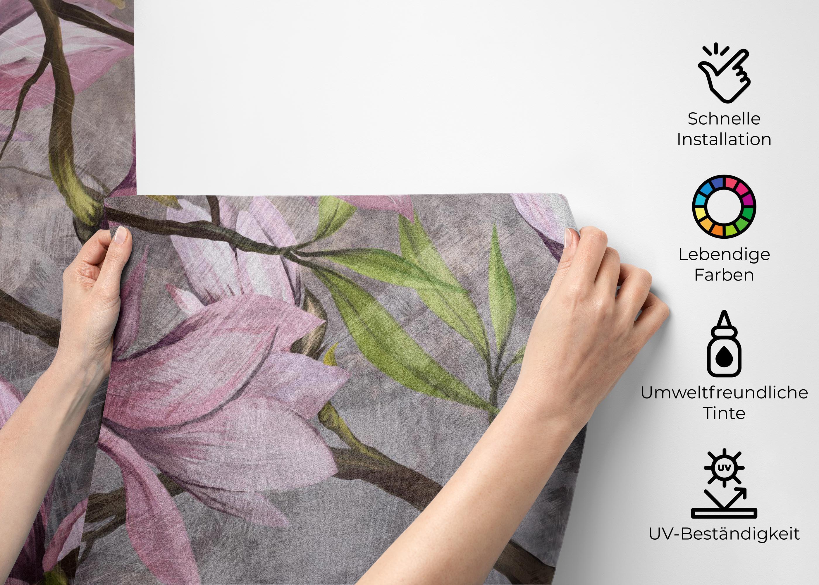 Fototapete Flower Tree mockup 2