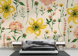 Yellow Pink Flower mockup 3