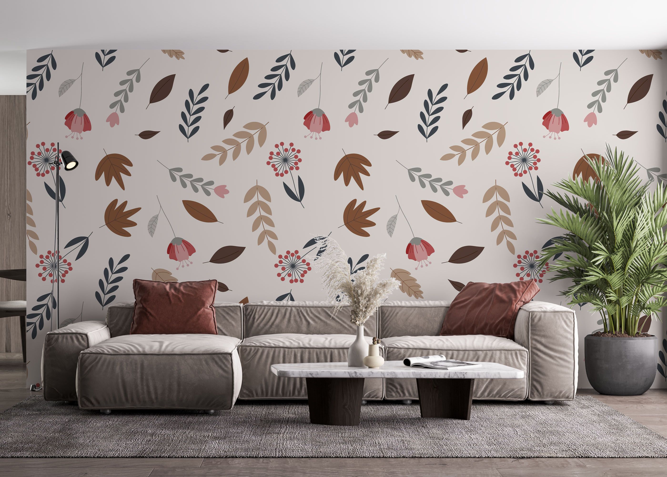 Autumn Pattern Plant mockup 4