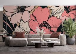 Close Pink Flower mockup 4