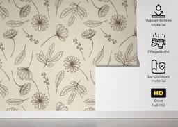 Brown Line Flower mockup 5