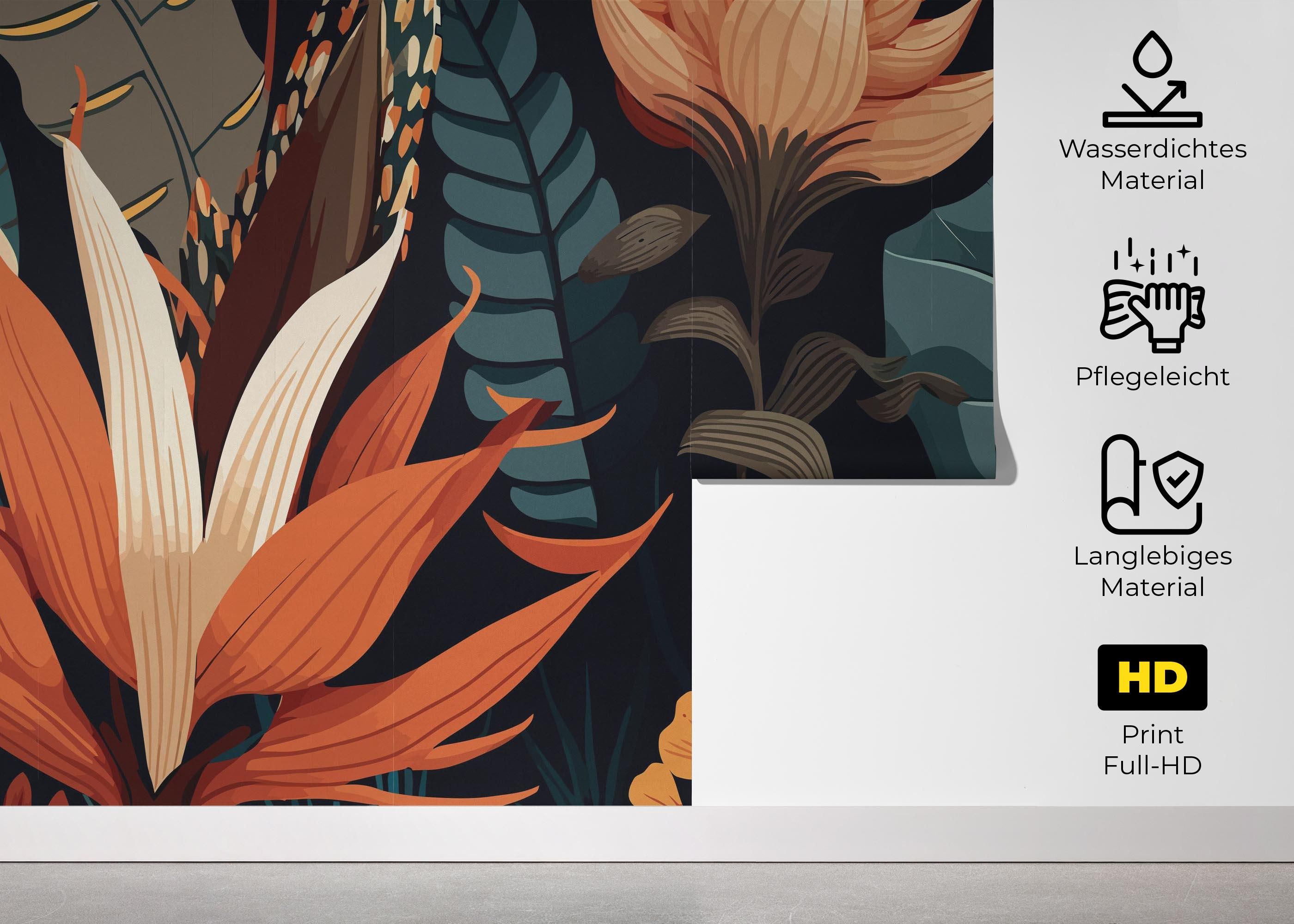 Brown Orange Plants mockup 5