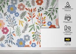 Colored Flower Pattern mockup 5