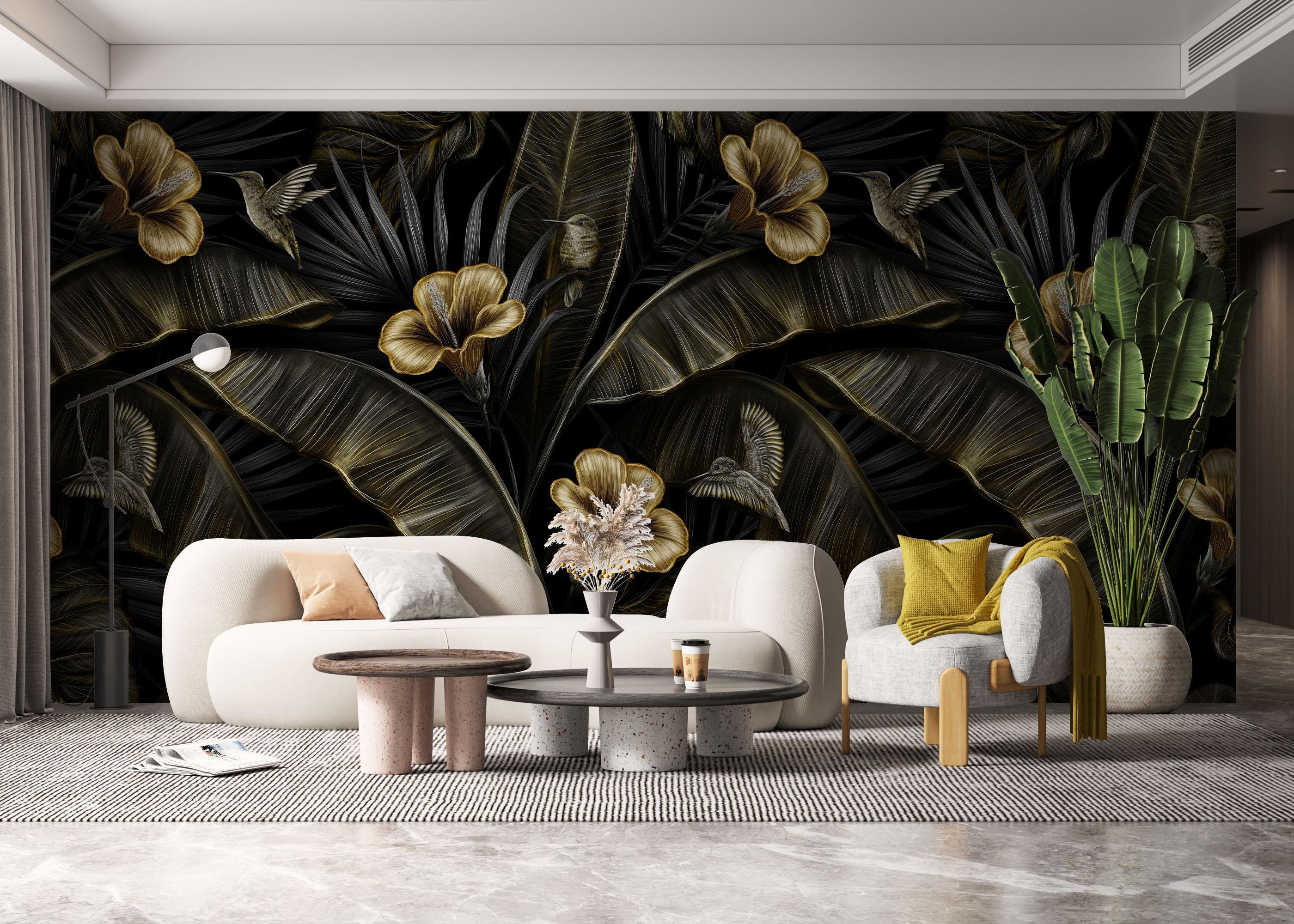 Fototapete Exotic Hummingbird mockup 6