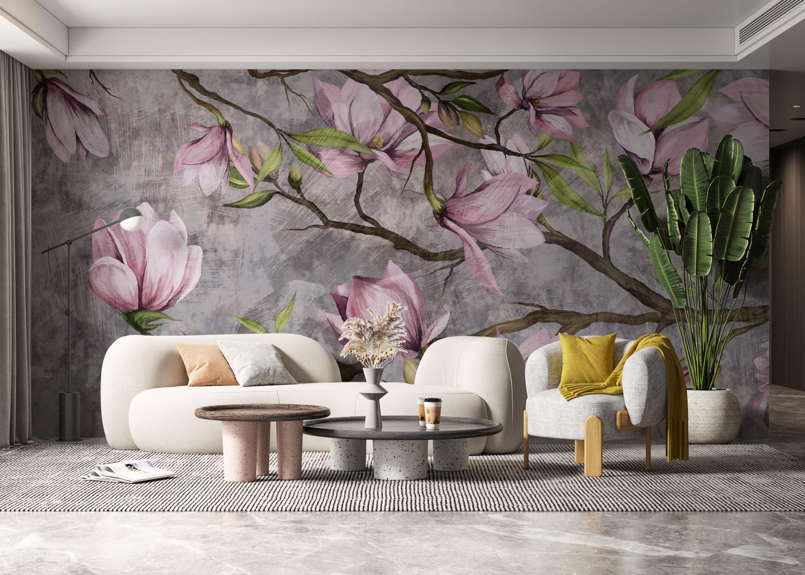 Fototapete Flower Tree mockup 6