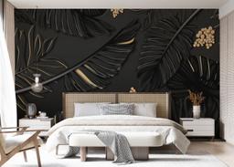 Black Gold Leaf Art mockup 7