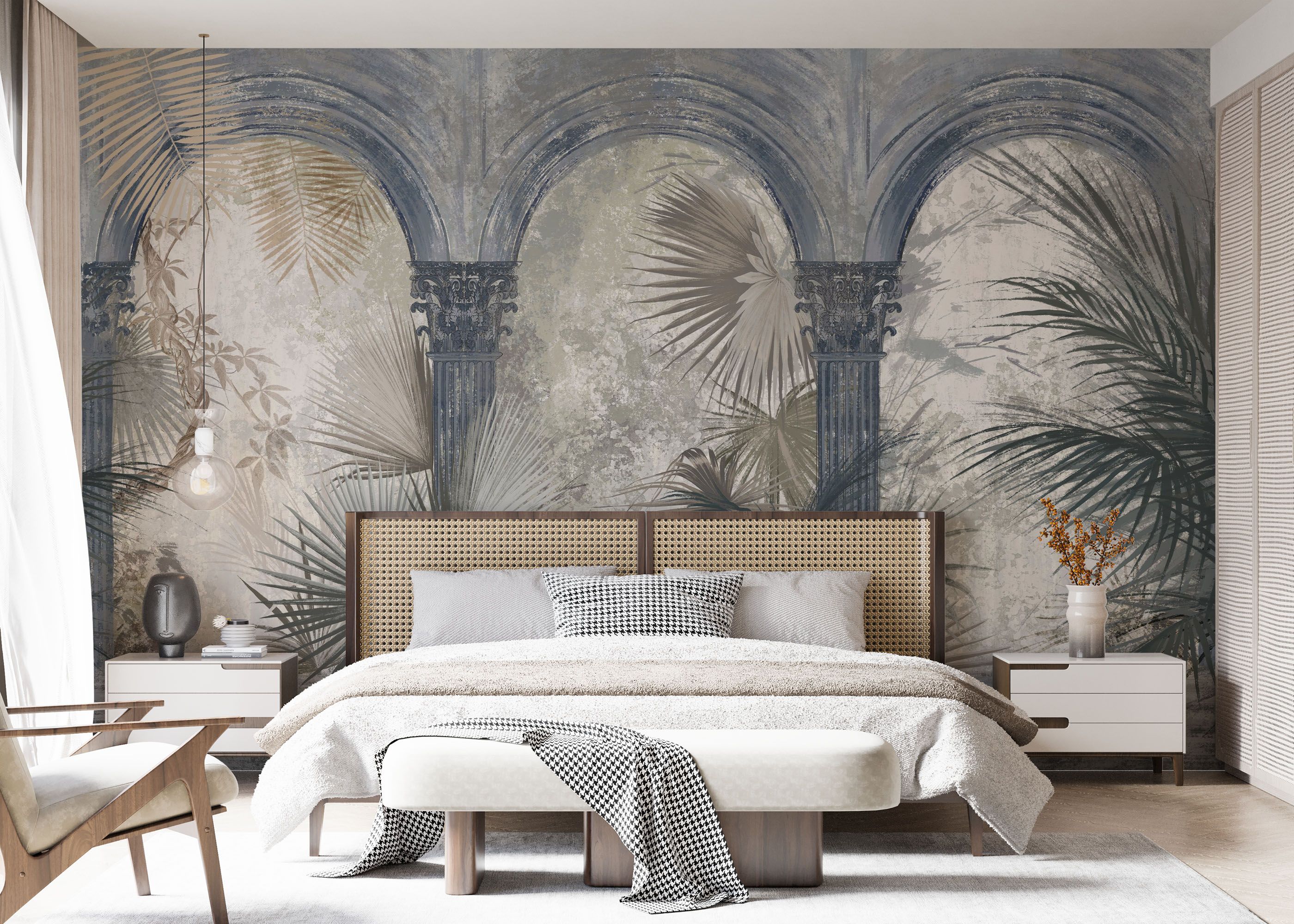 Blue Greek Colums mockup 7