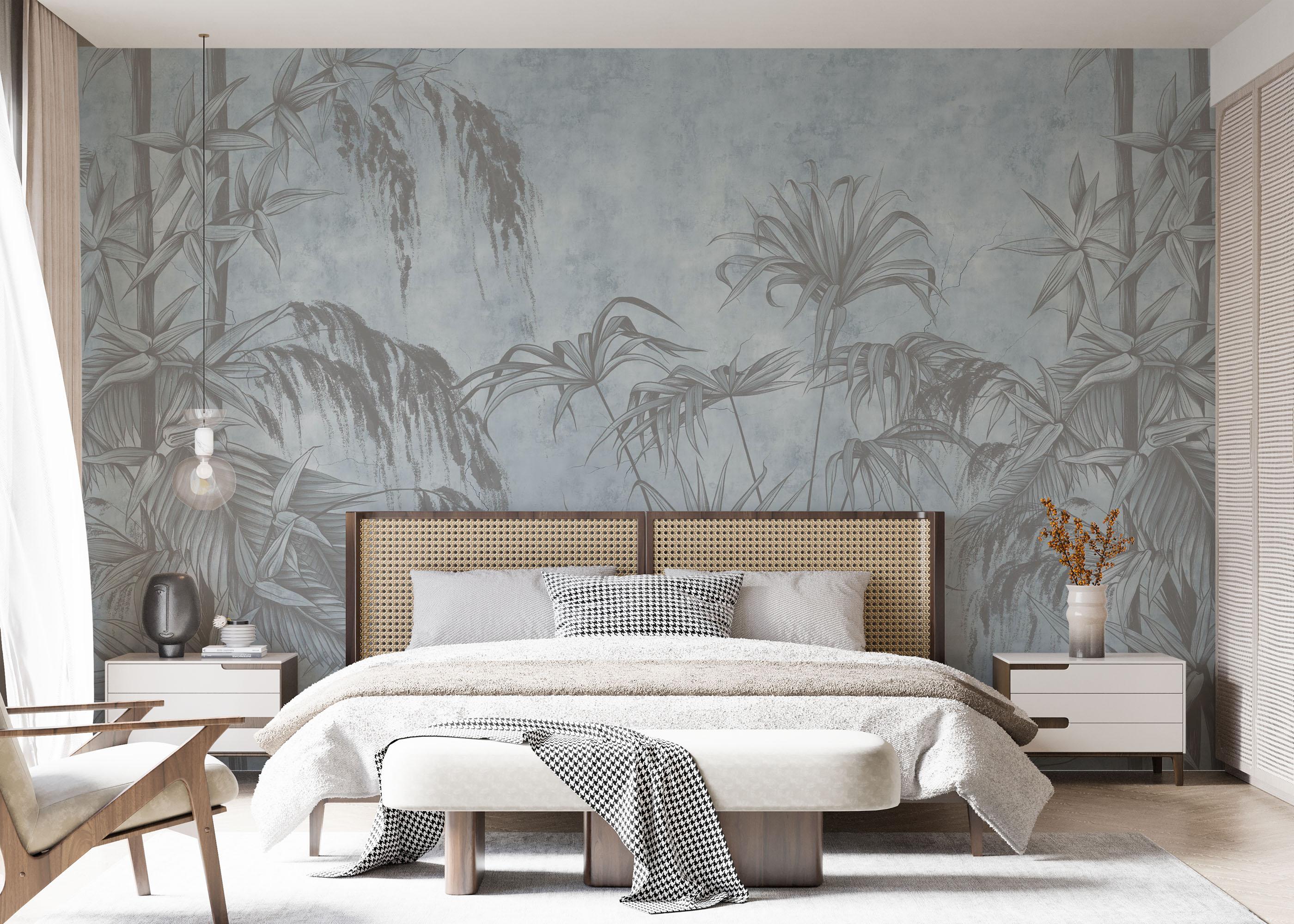 Fototapete Blue Sketch mockup 7