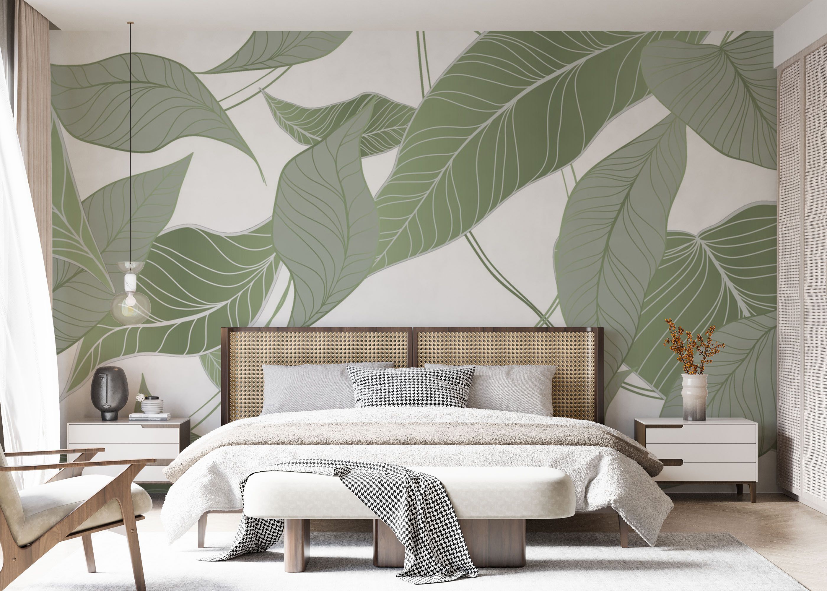 Botanical Leaf Art mockup 7