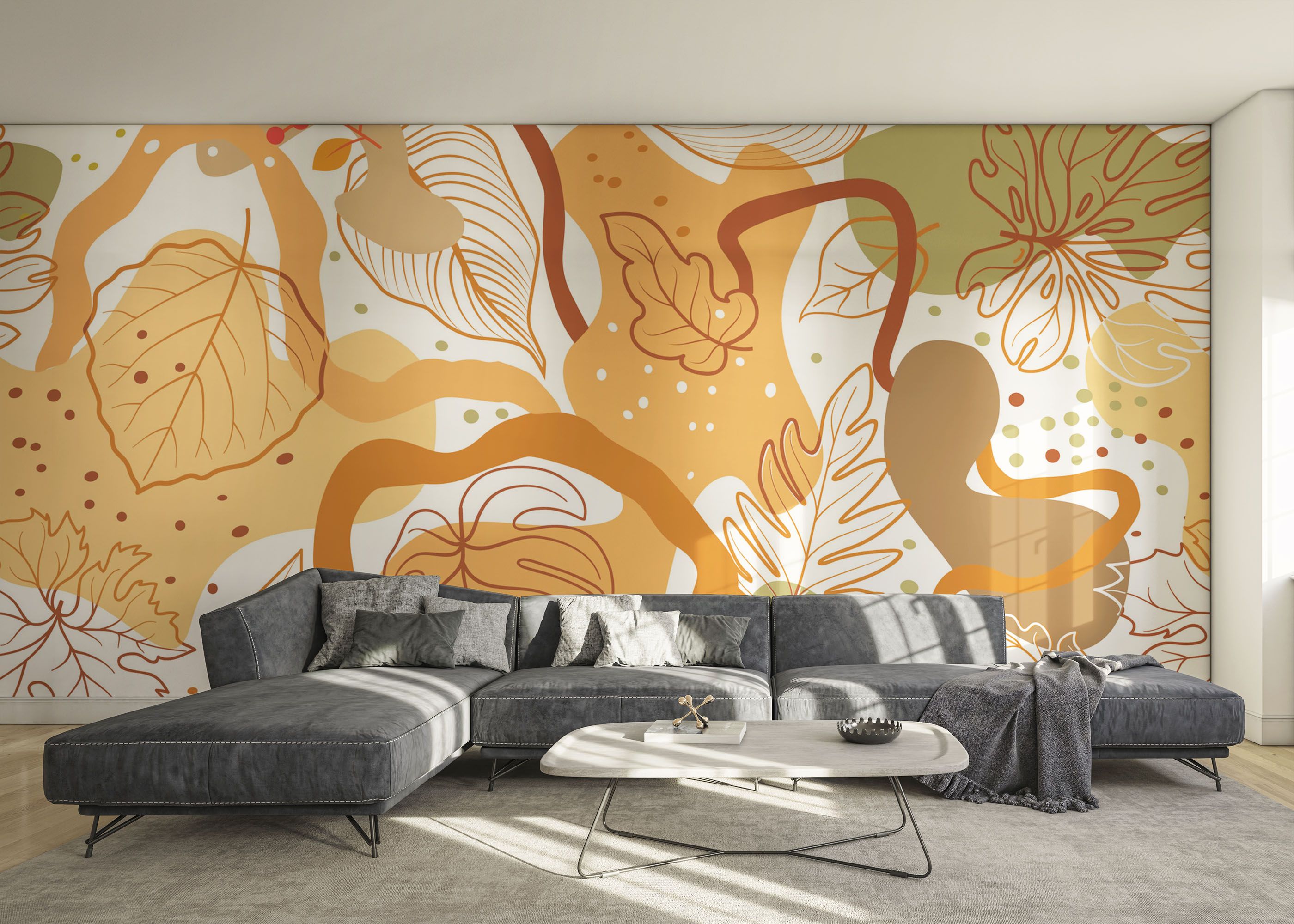 Autumn Leaf Pattern mockup 0