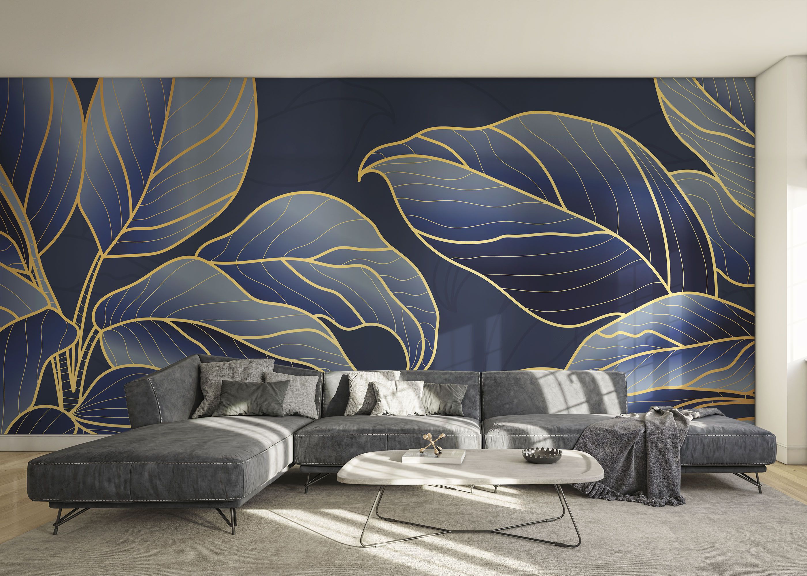 Blue Line Art mockup 0