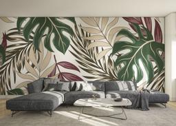 Burgundy Green Leaf mockup 0