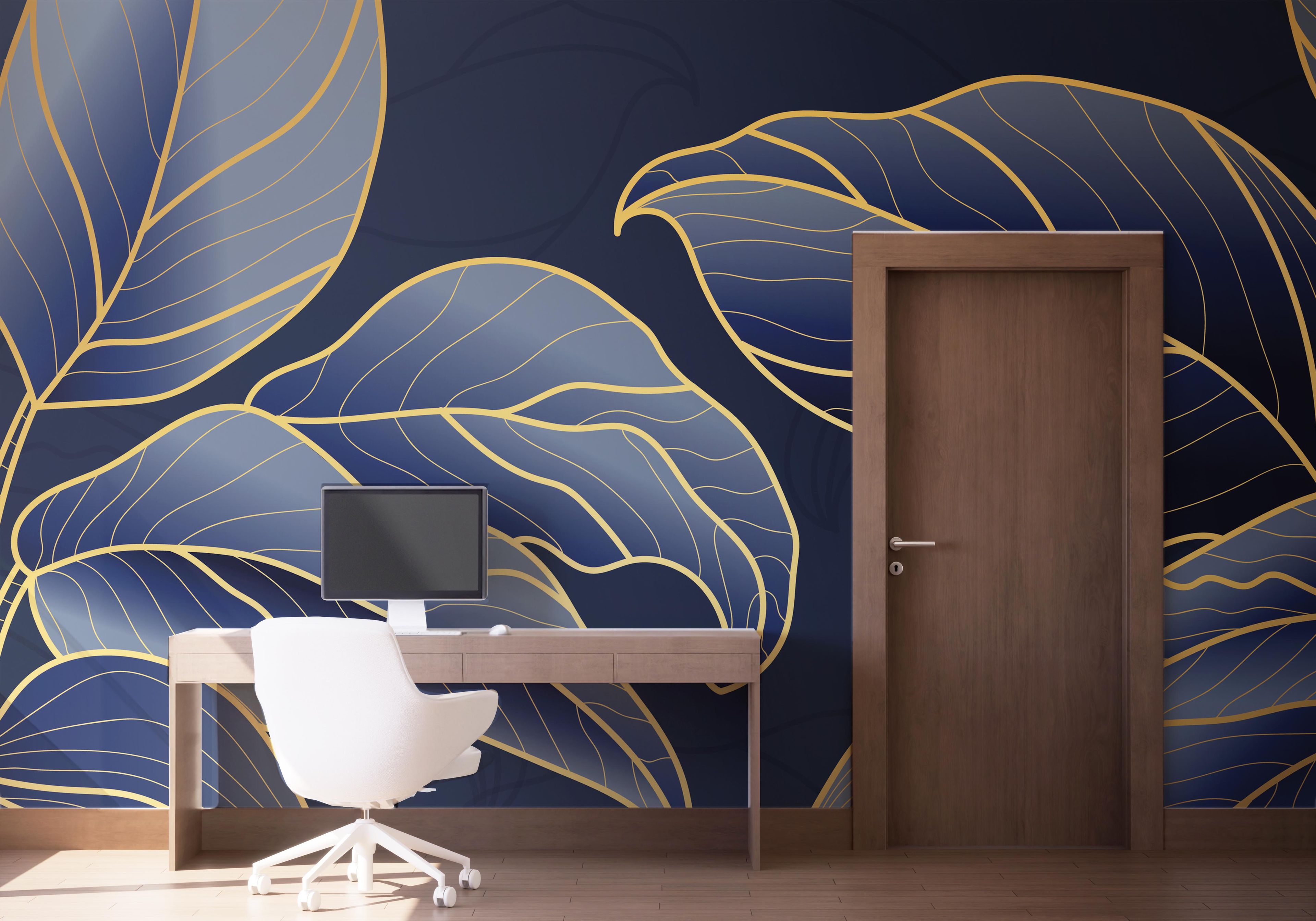 Blue Line Art mockup 1