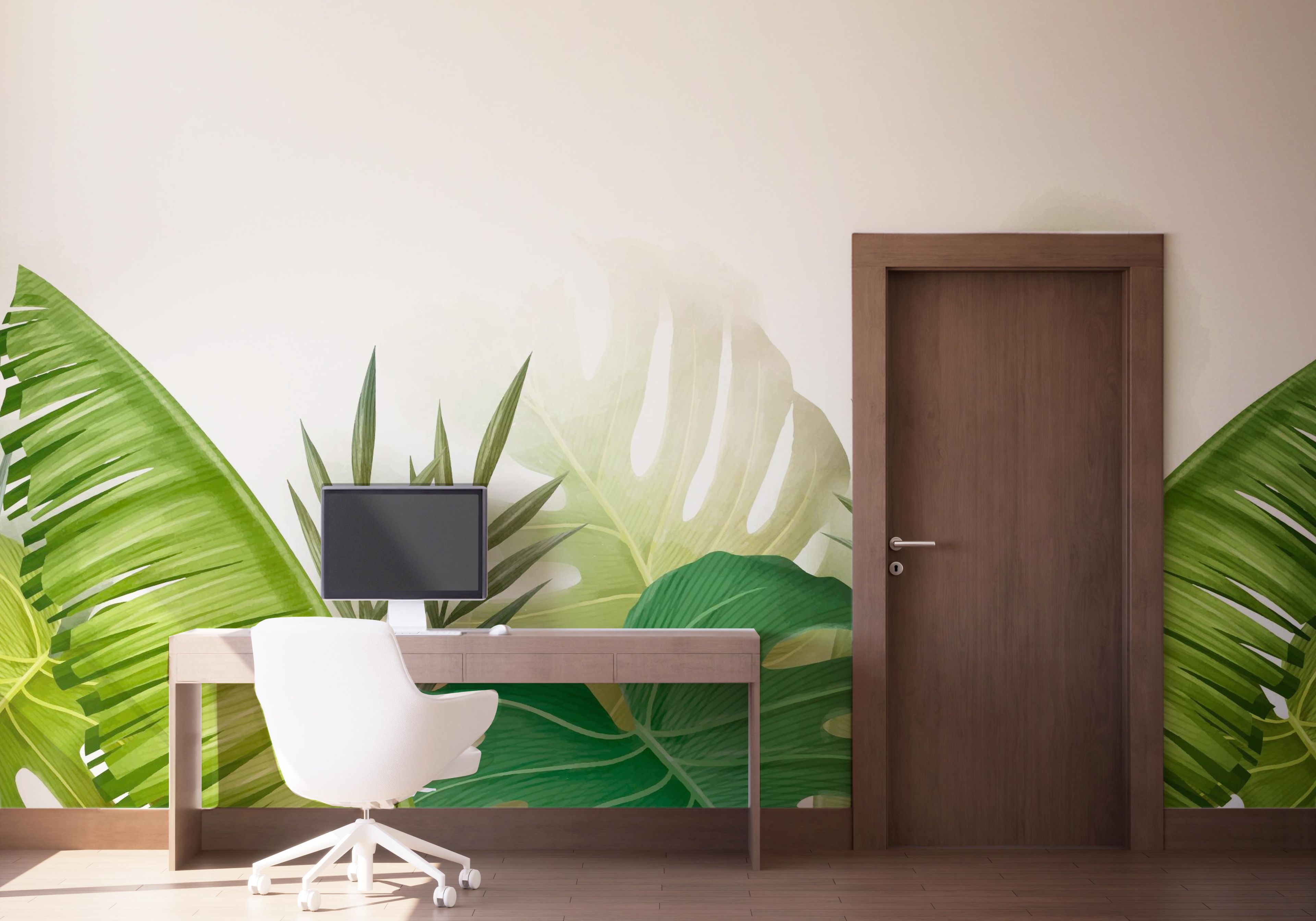 Foggy Leaves Art mockup 1