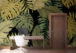 Green Brown Leaves mockup 1