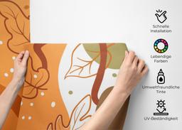 Autumn Leaf Pattern mockup 2