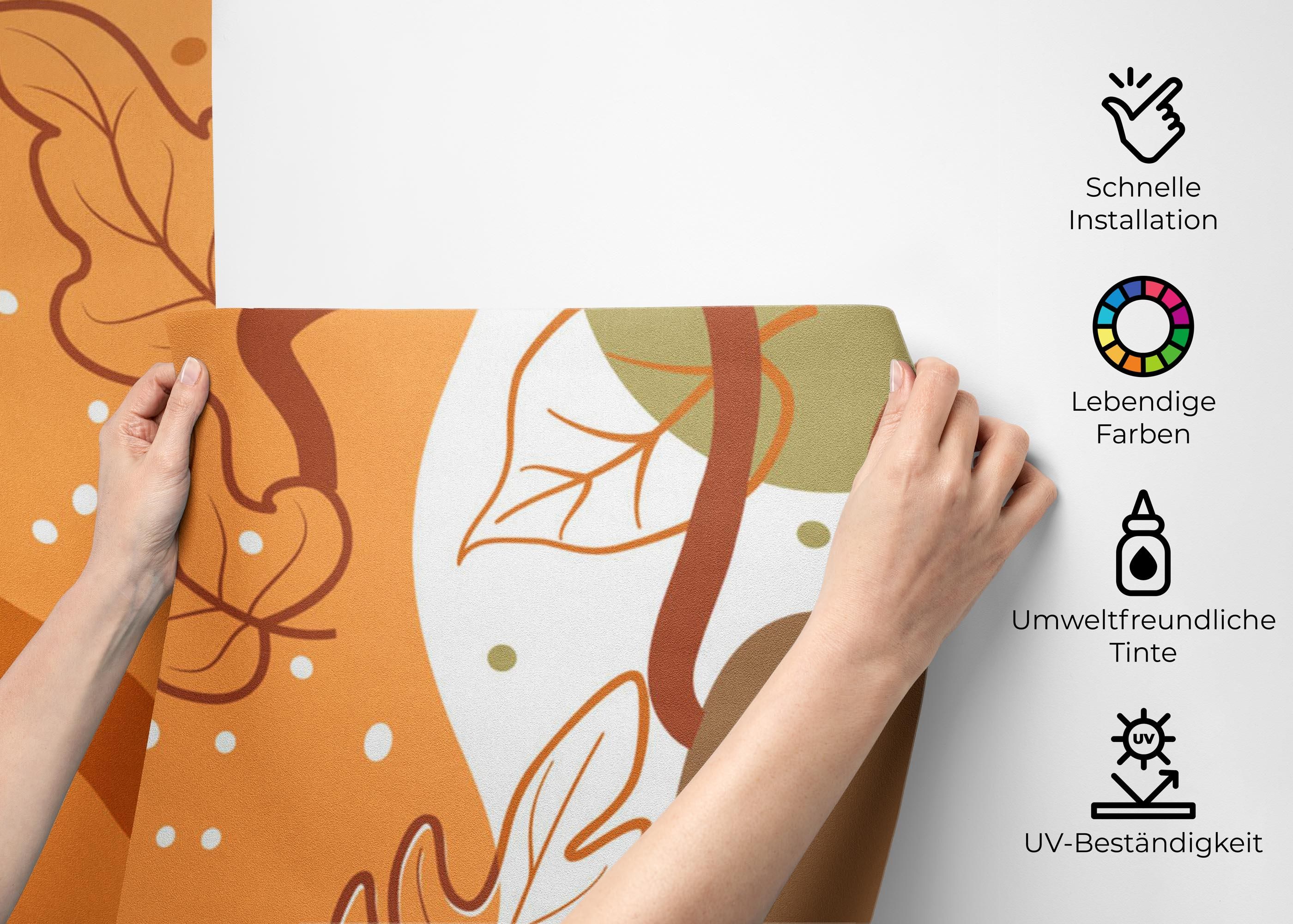 Autumn Leaf Pattern mockup 2