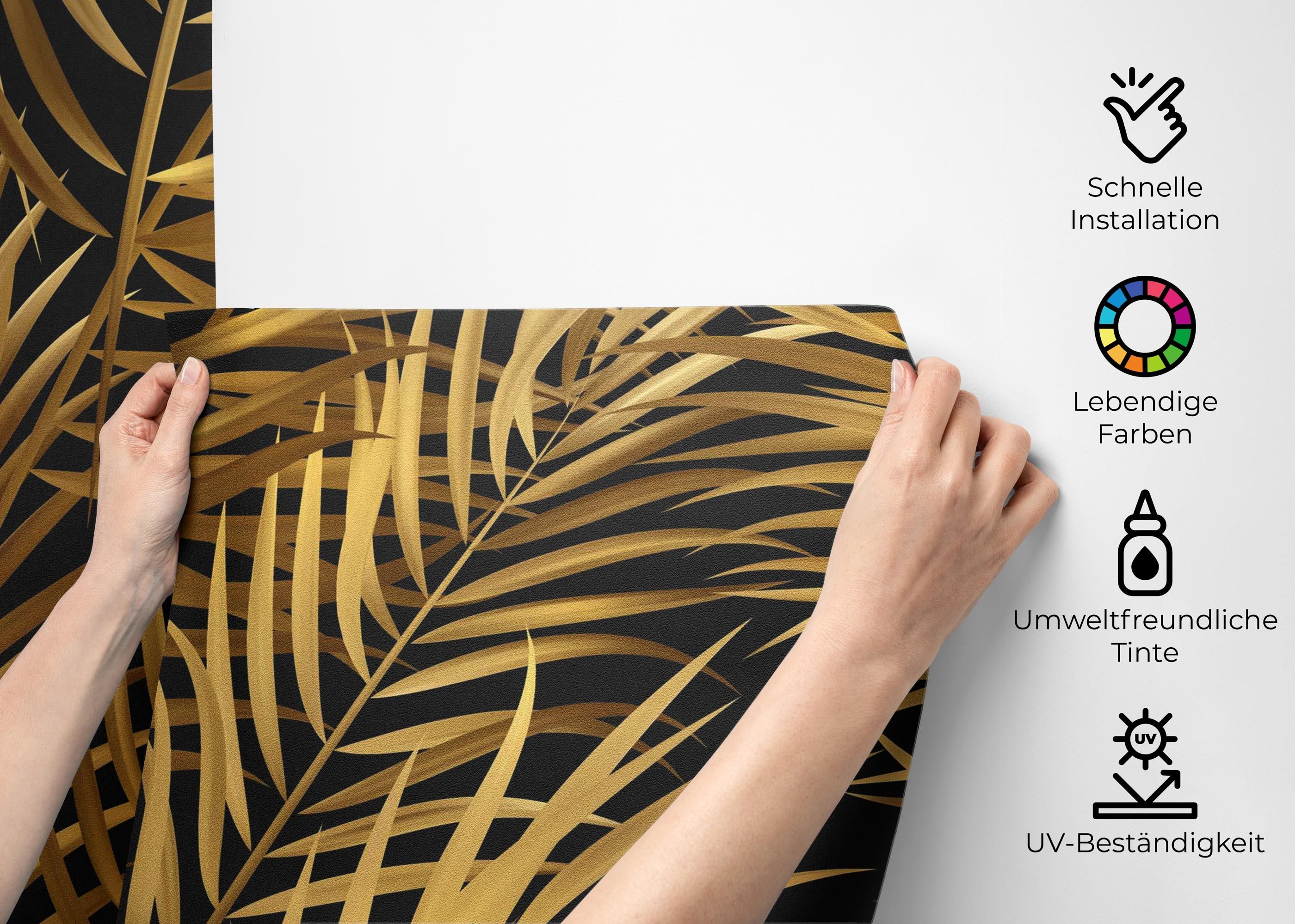 Black Yellow Leaves mockup 2