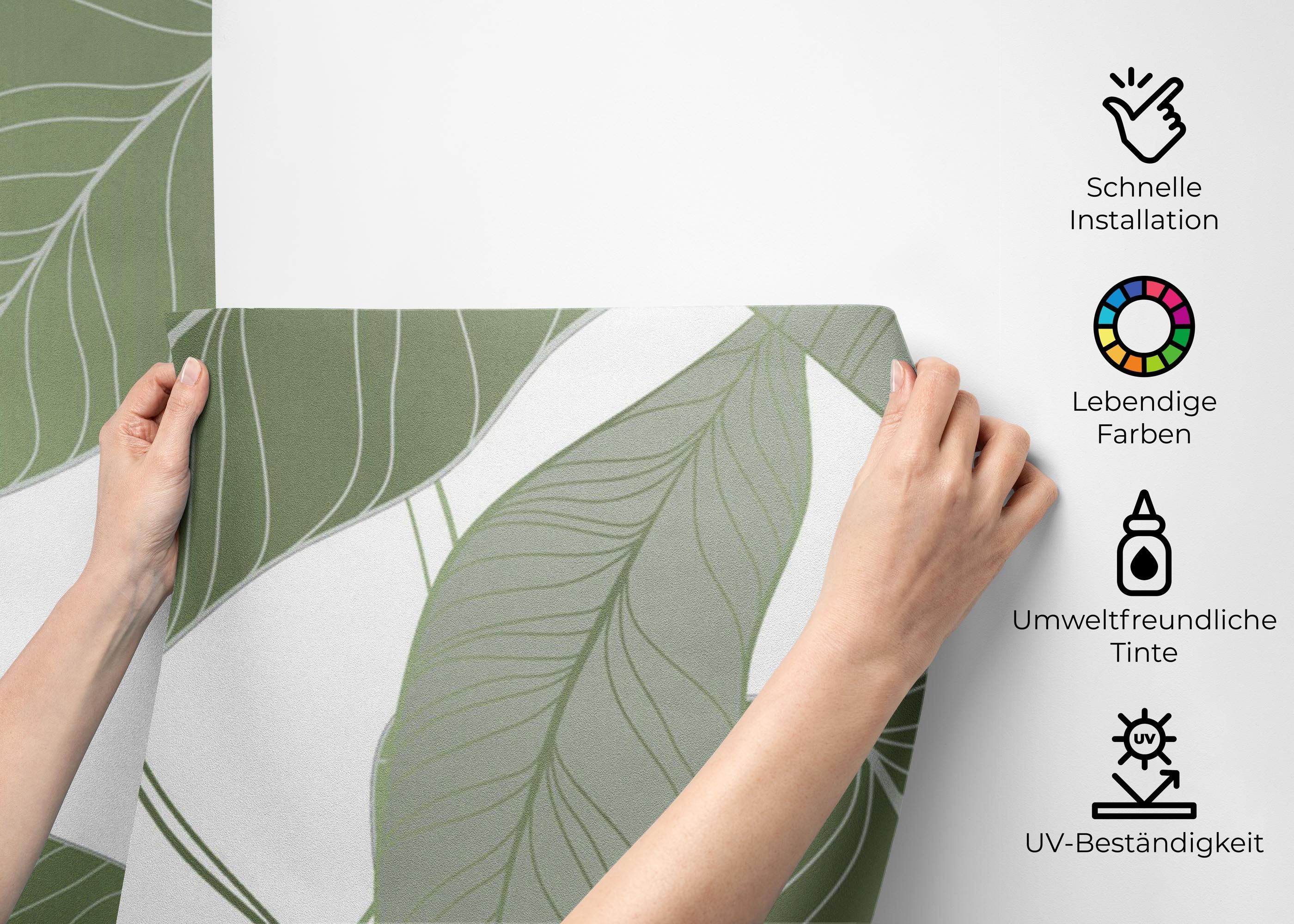 Botanical Leaf Art mockup 2