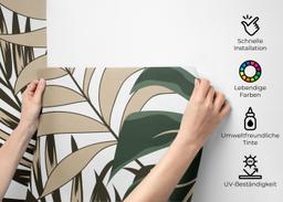 Burgundy Green Leaf mockup 2