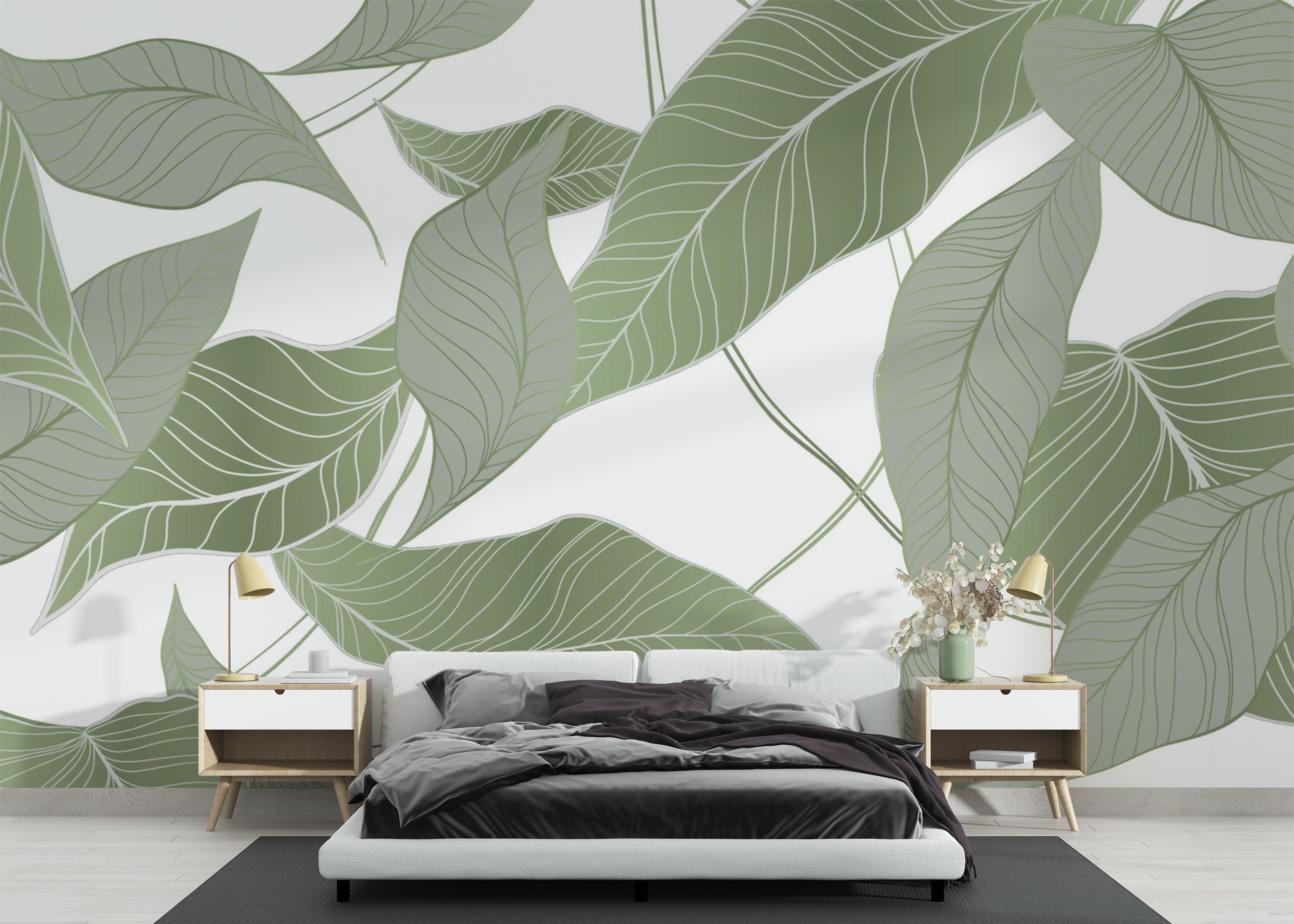 Botanical Leaf Art mockup 3