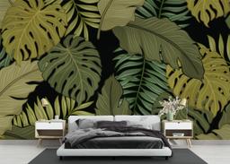 Green Brown Leaves mockup 3