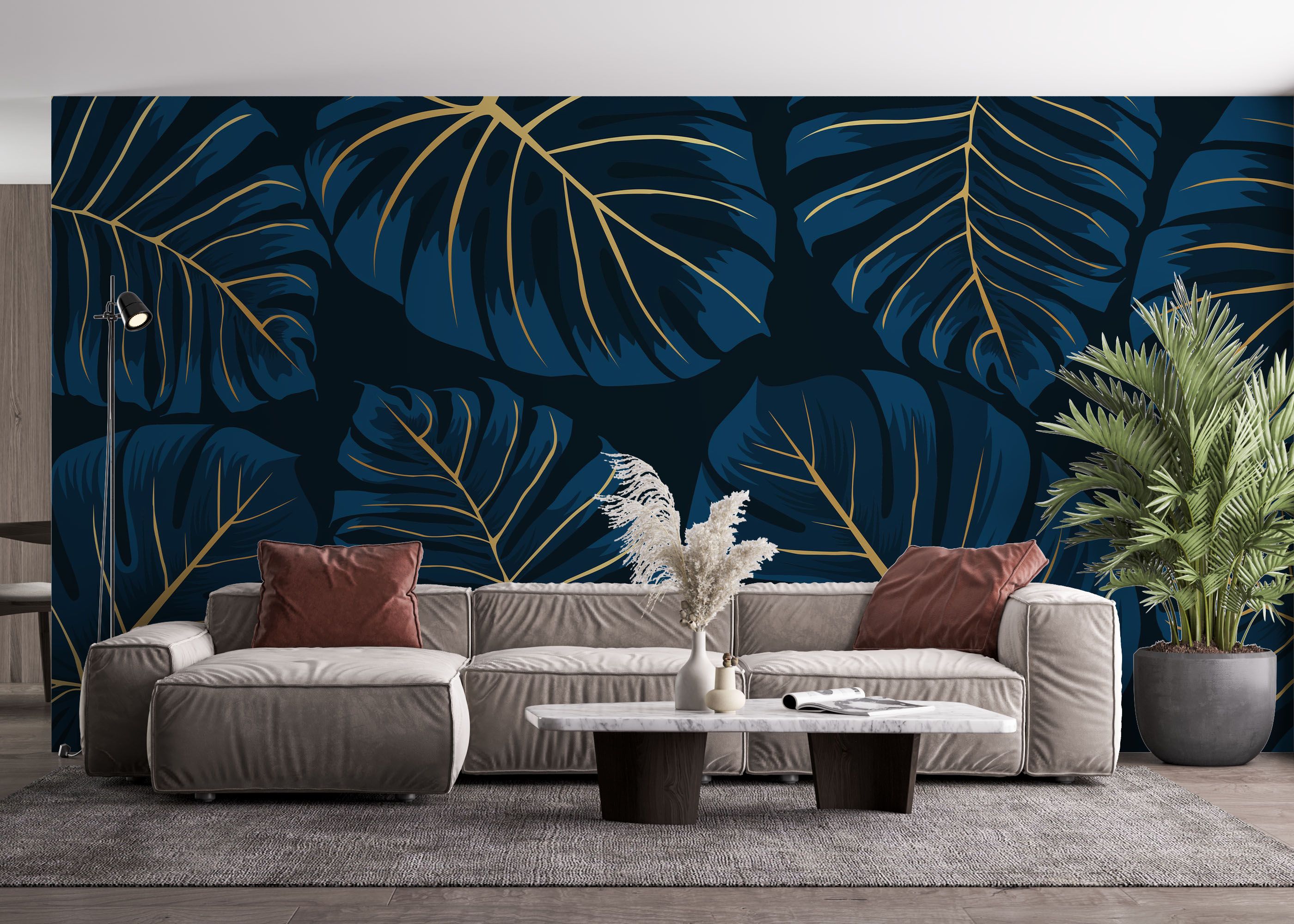 Big Blue Leaves mockup 4