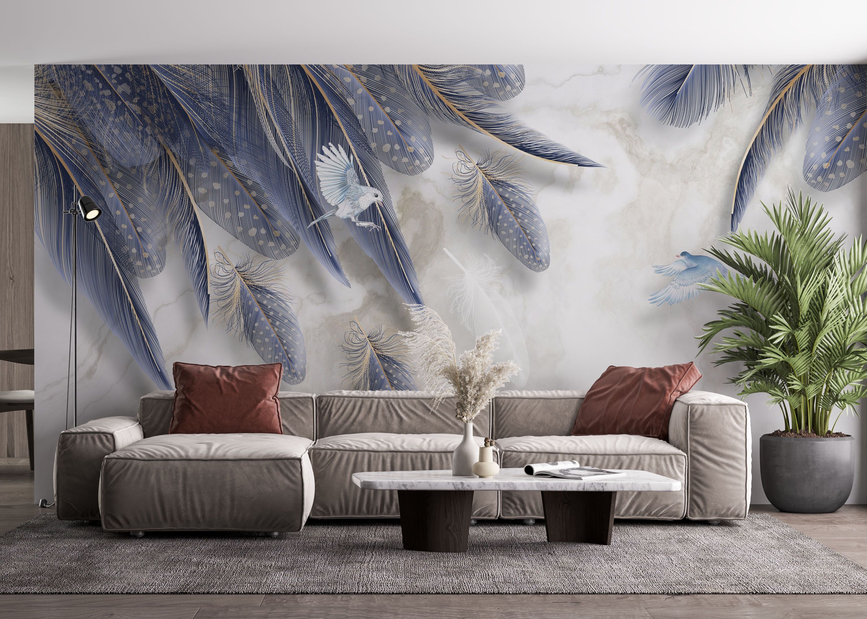 Blue Feather mockup 4