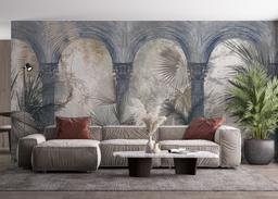 Blue Greek Colums mockup 4