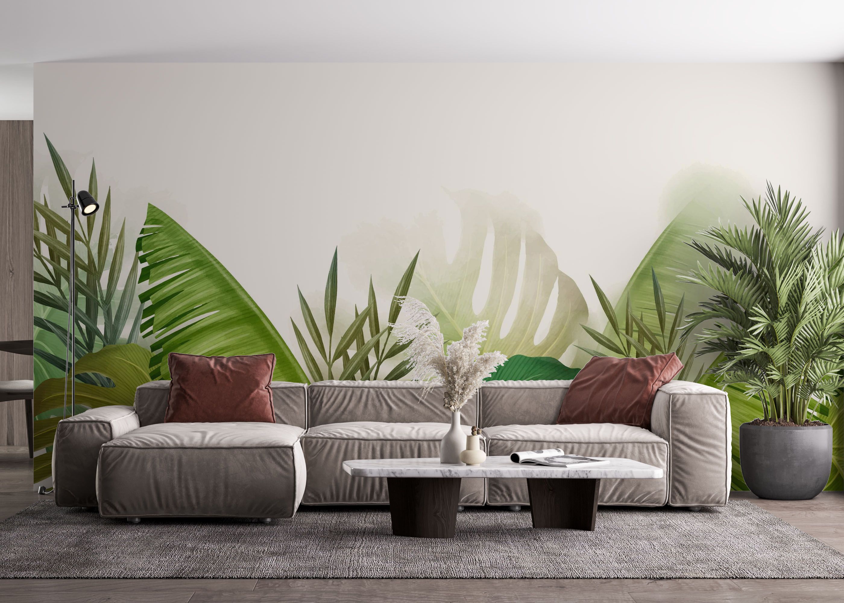 Foggy Leaves Art mockup 4