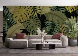 Green Brown Leaves mockup 4