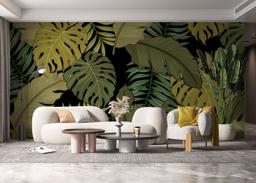 Green Brown Leaves mockup 6