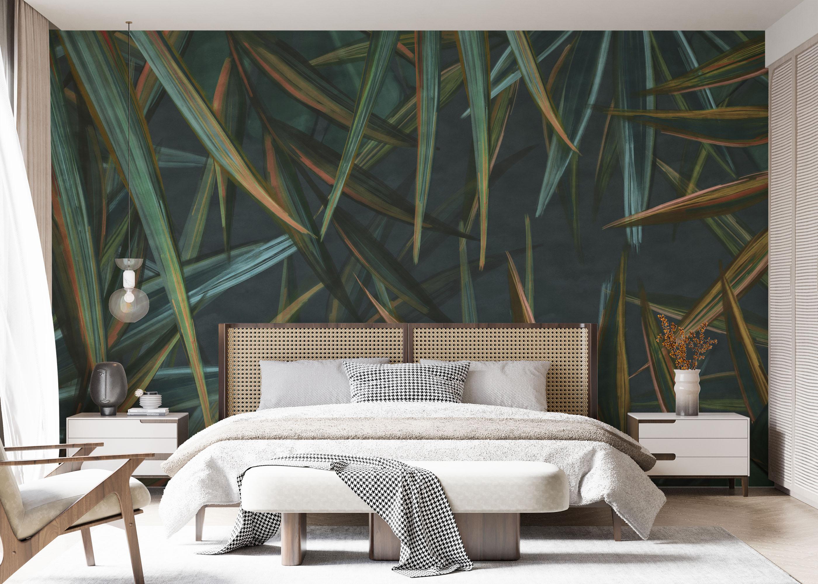 Fototapete Close Up Jungle mockup 7