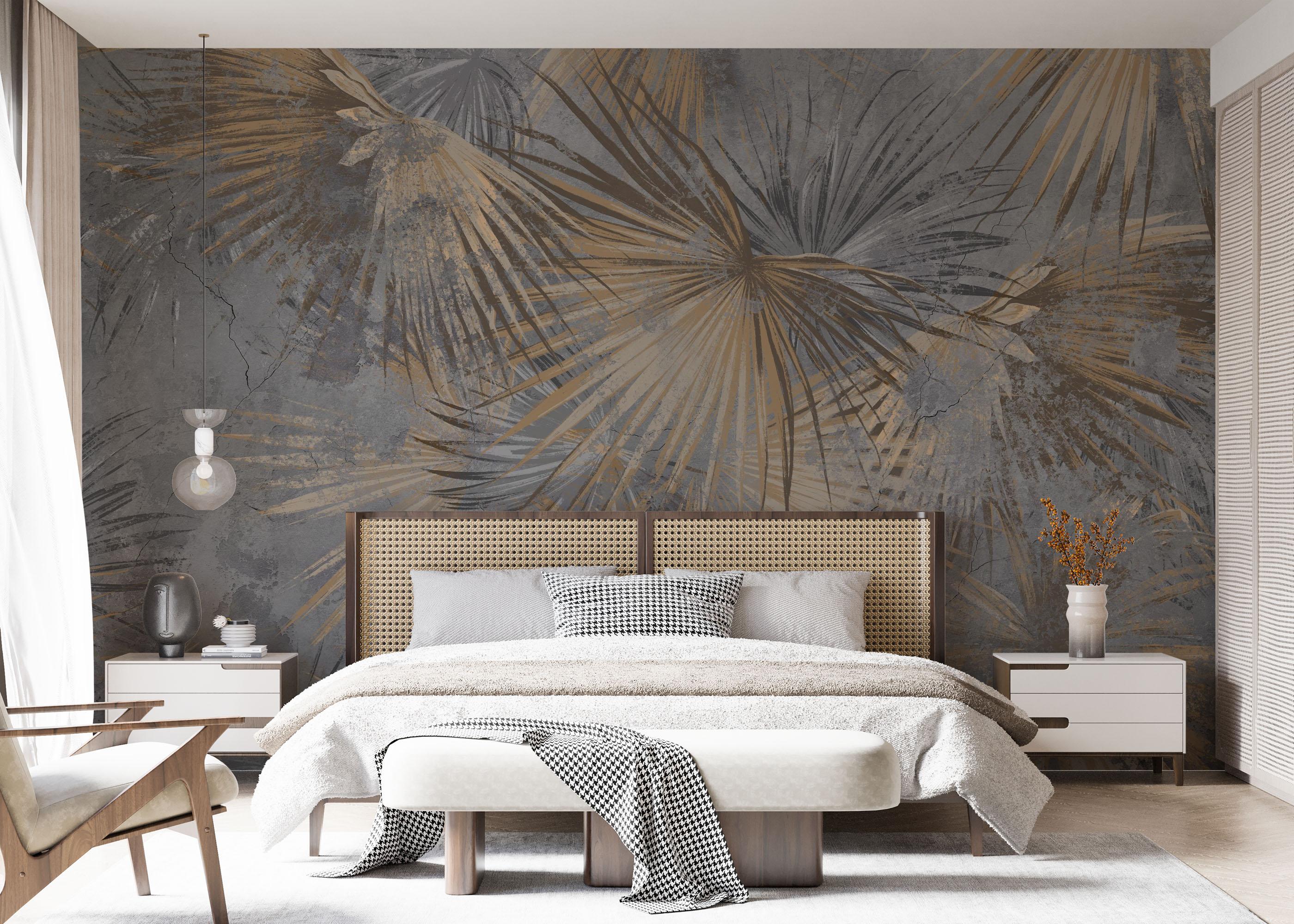 Fototapete Jungle Concrete mockup 7