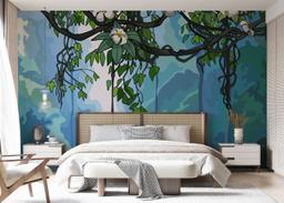 Jungle Falling Flower mockup 7