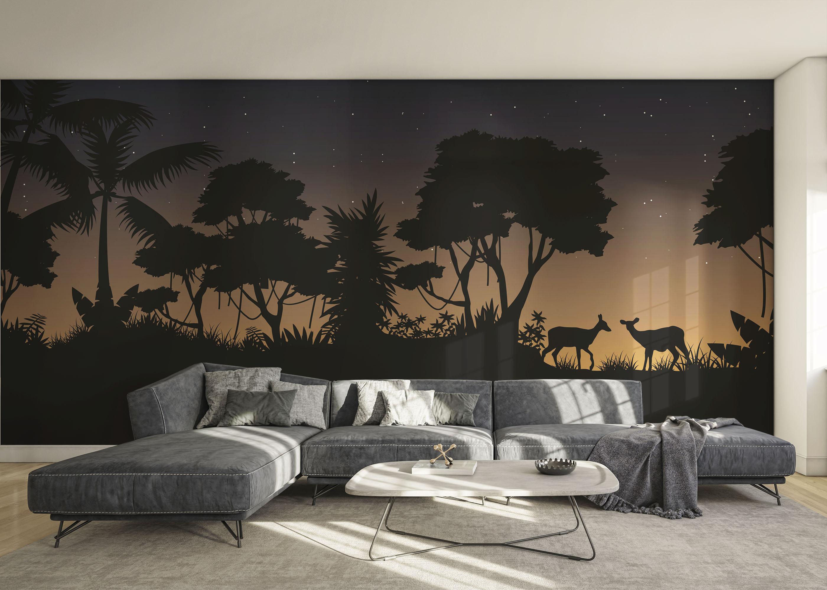 Fototapete Blue Sky Jungle mockup 0