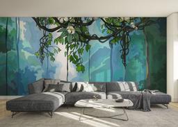 Jungle Falling Flower mockup 0