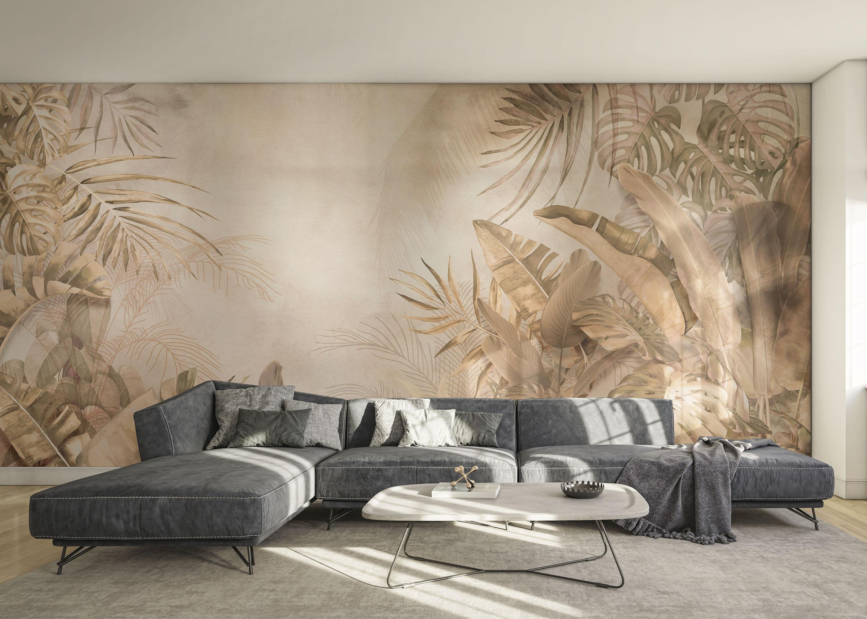 Fototapete Metalic Jungle mockup 0