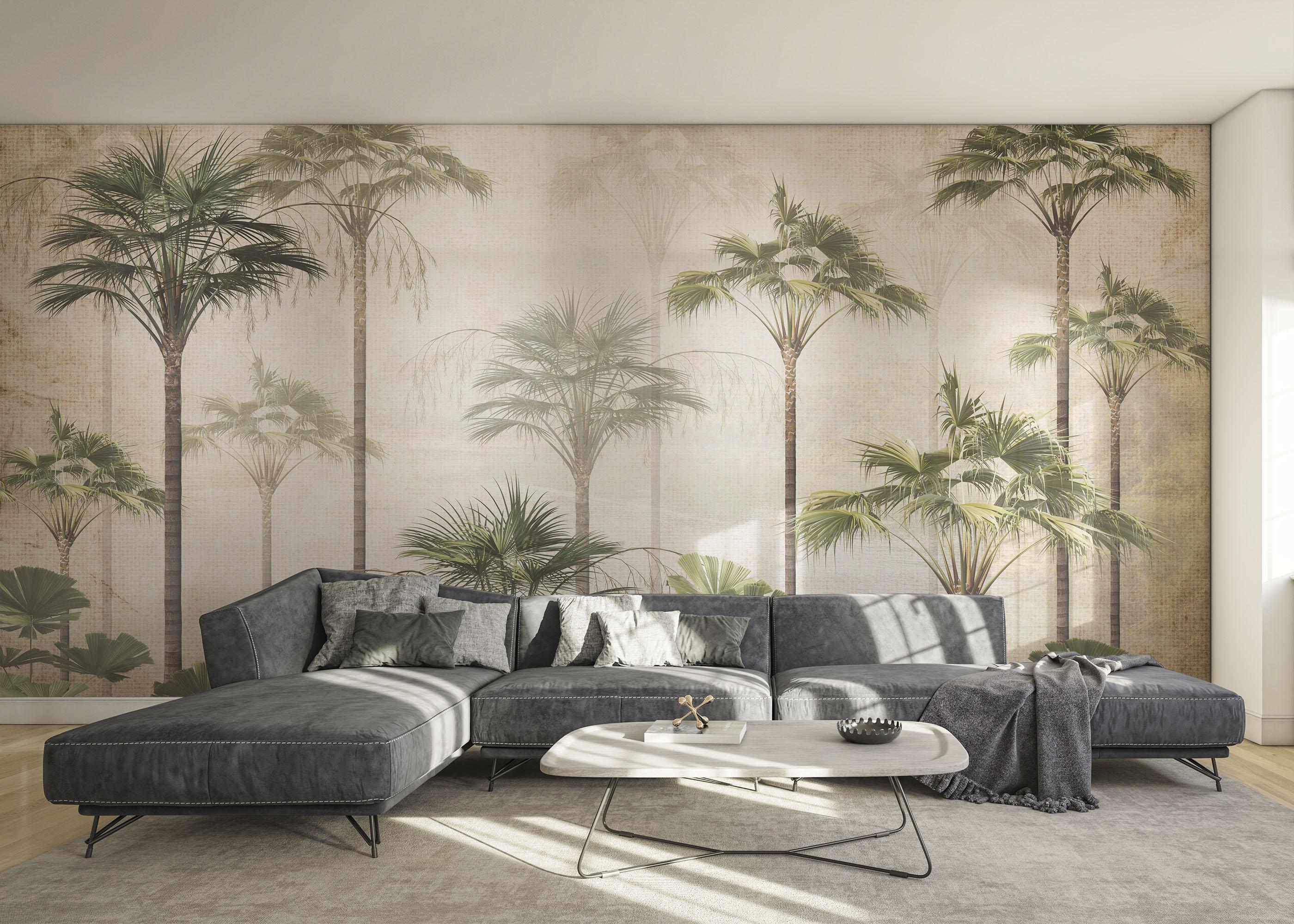 Fototapete Papyrus Jungle mockup 0