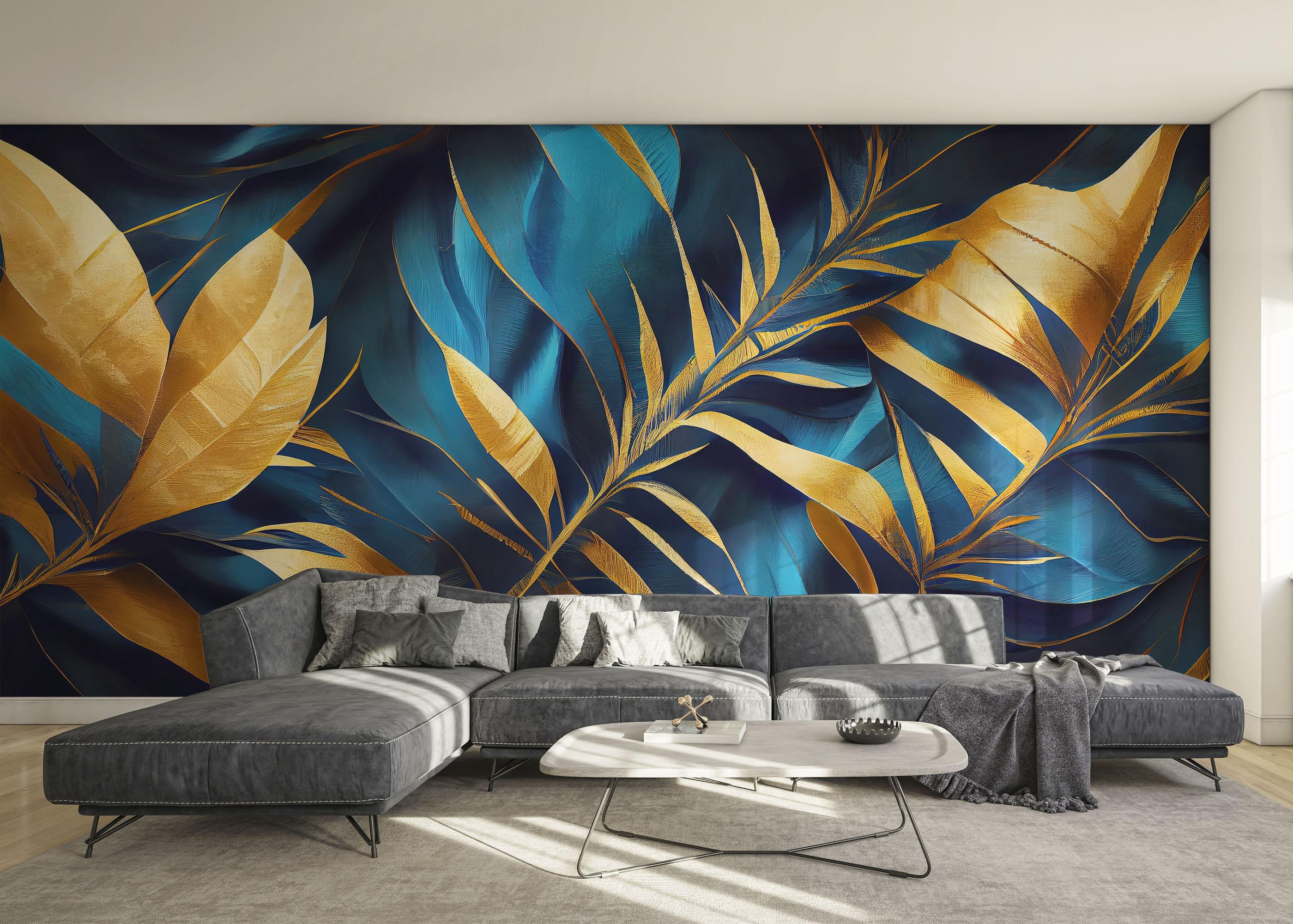 Fototapete Satin Leaf mockup 0