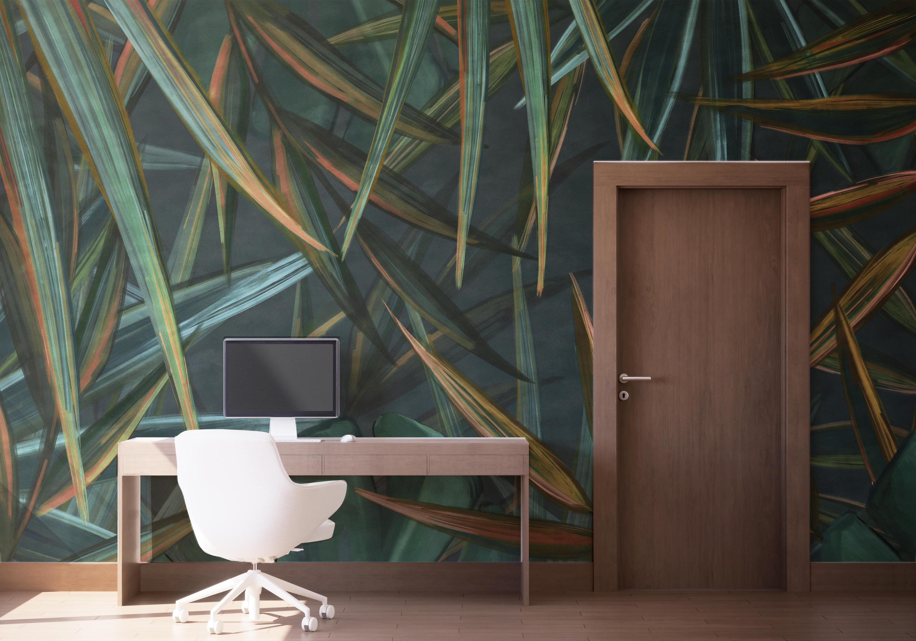 Fototapete Close Up Jungle mockup 1