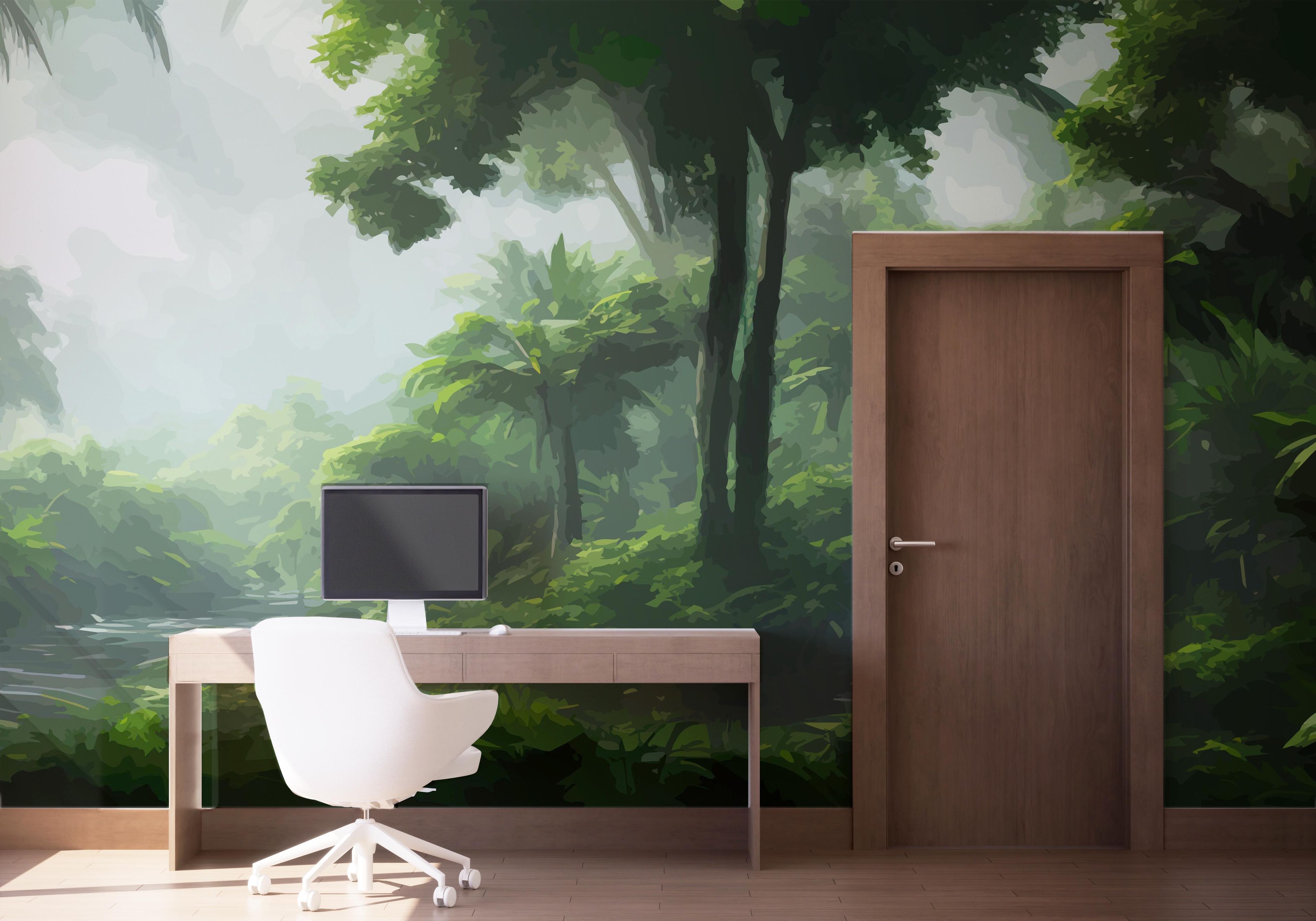 Foggy Day Jungle mockup 1